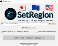 SetRegion-GUI by wad11656 fix/increase PS1 games compatibility with PSP and PSVita.